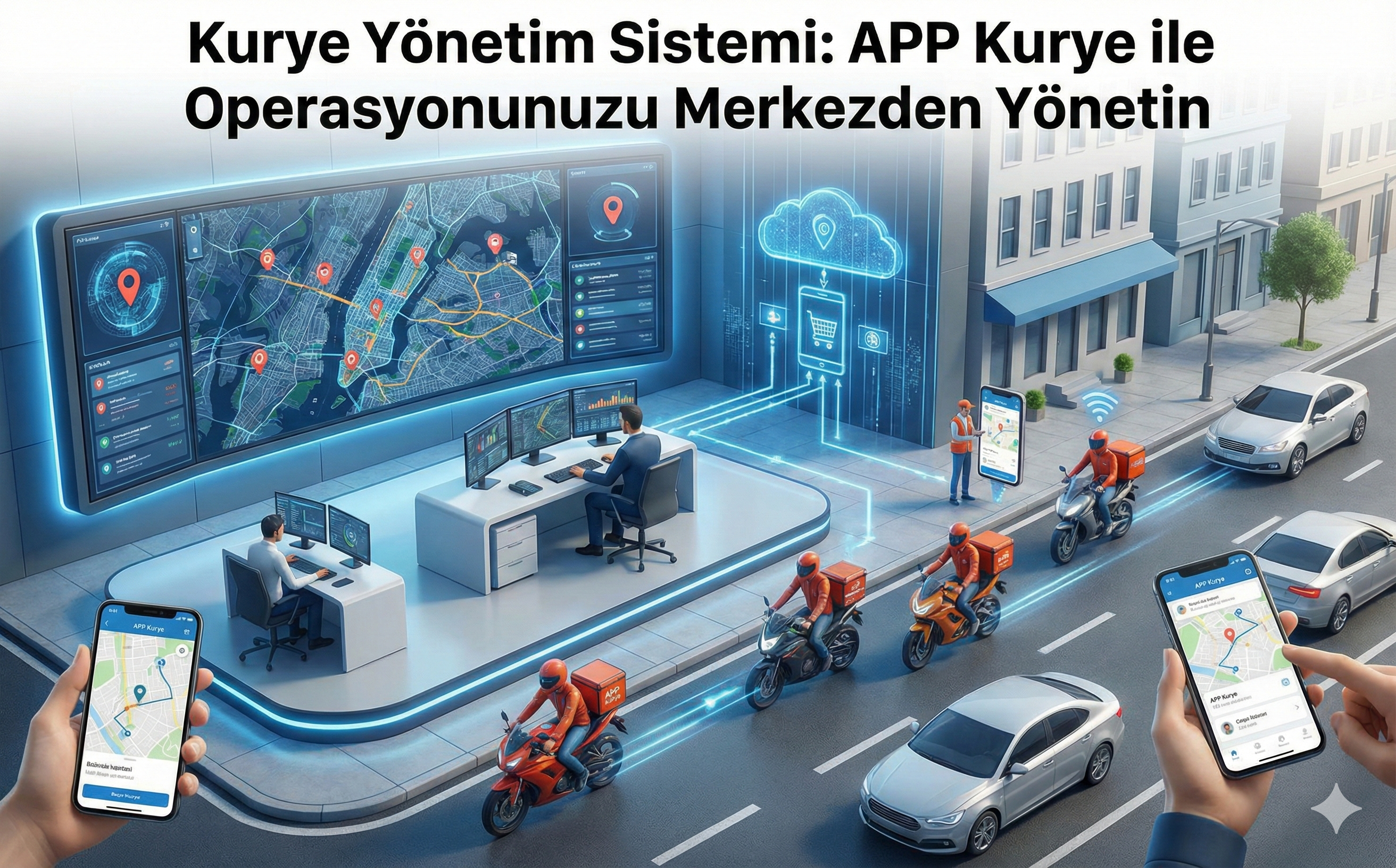 Kurye Yönetim Sistemi: APP Kurye ile Operasyonunuzu Merkezden Yönetin